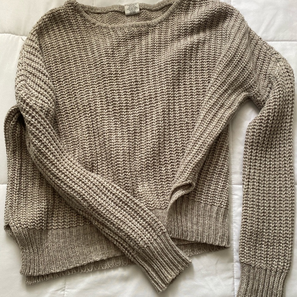 Gray Knit Sweater